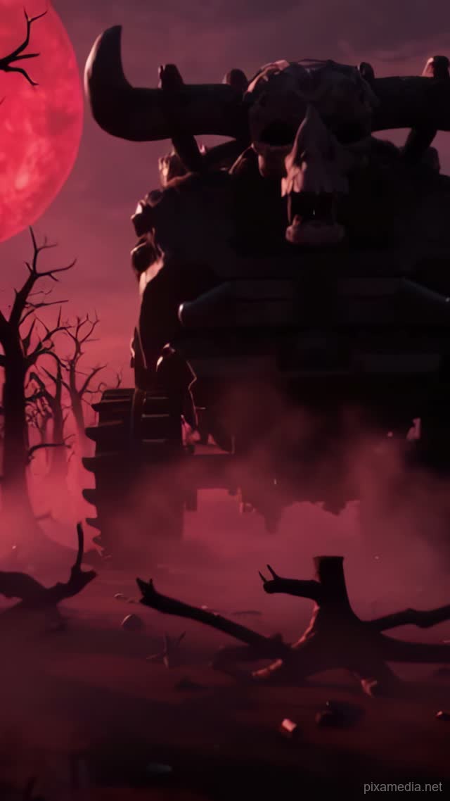 Iron Behemoth of the Damned - Dark Fantasy AI stock